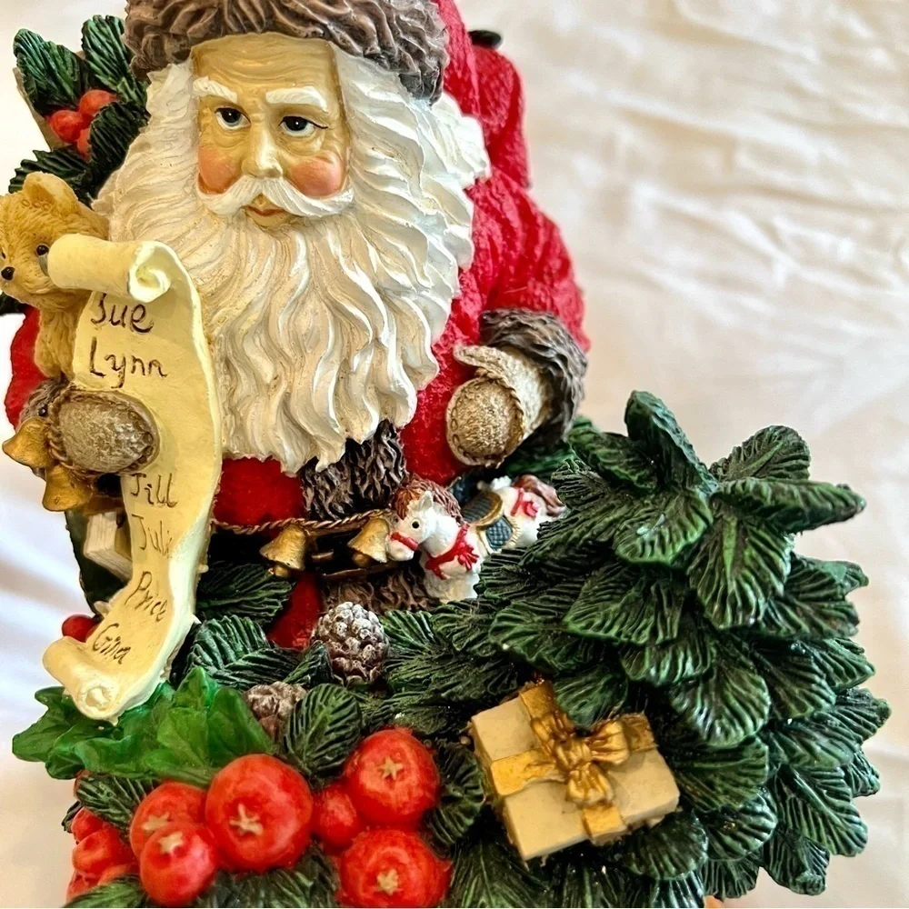 Lynn Haney Collection Through The Years Vintage Santa Sleigh Figures 1991